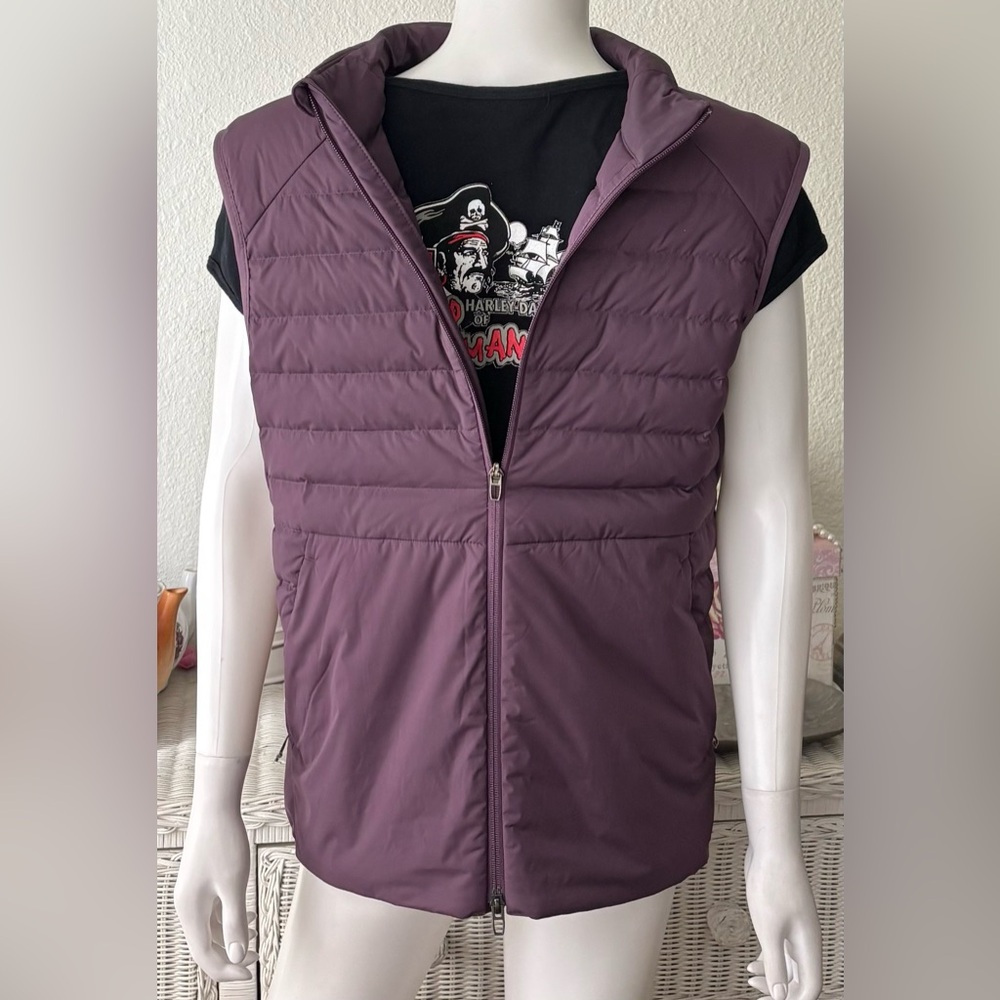 Lululemon “Down For It All" Puffer Vest Goose Down 700 Fill Plum color Size M